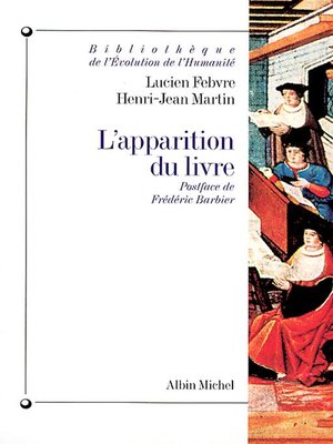 cover image of L'Apparition du livre